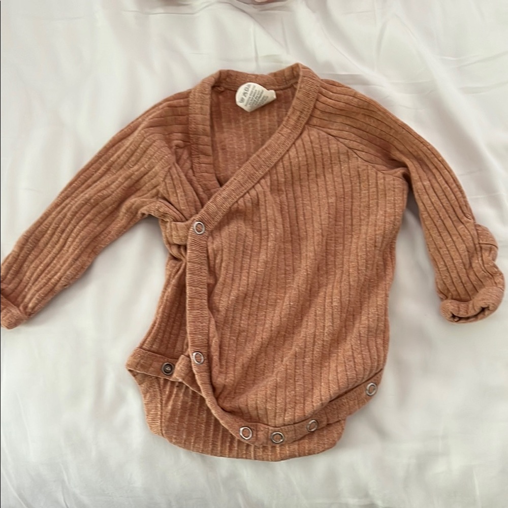Ribbed Tan one piece Kate Quinn